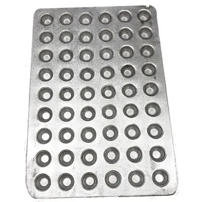 PLACA PARA MANTECADA ZINTRO ALUM 54 CAV 45X65   PLAMAN-4565