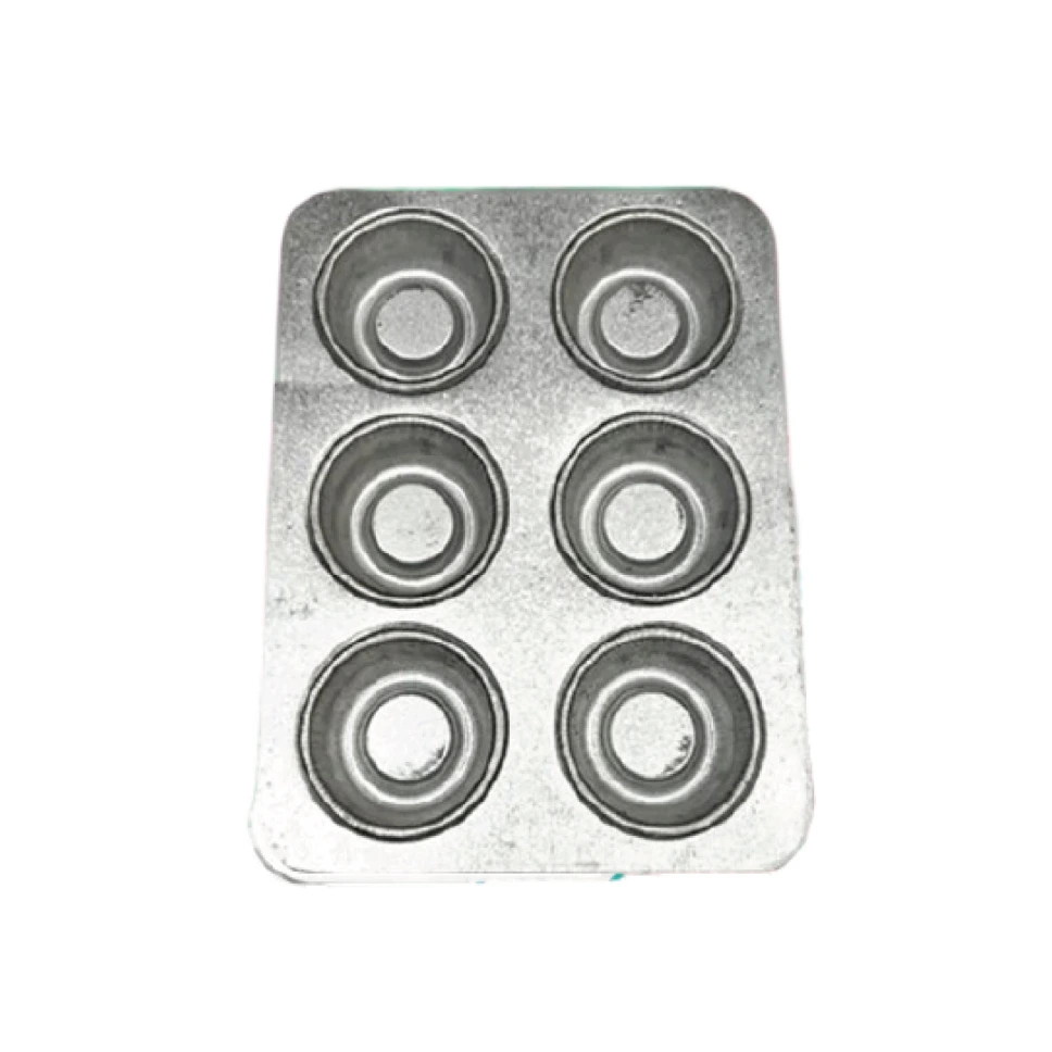 PLACA PARA BOMBIN GRANDE ZINTRO ALUM 6 CAV 36X28   PLABOMGDEZI-063628