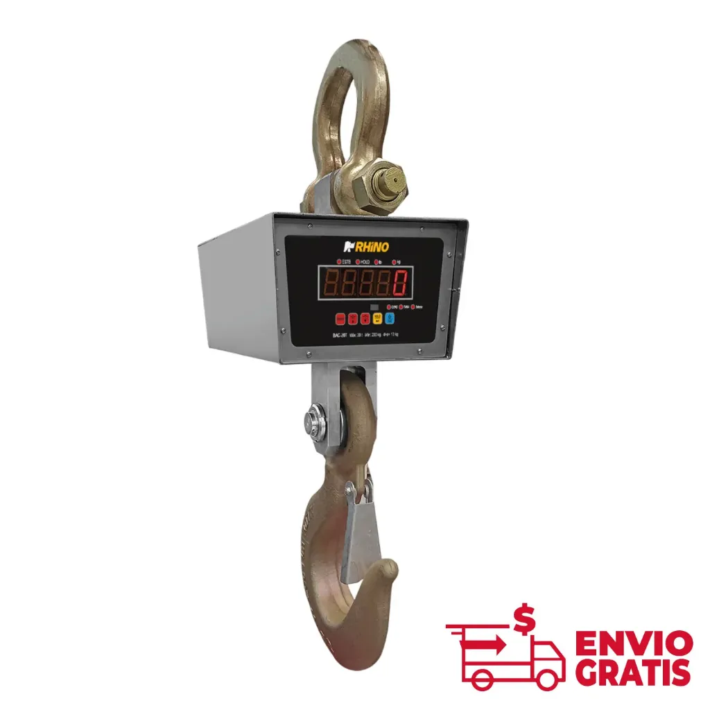 Báscula Electrónica Colgante 20,000 kg BAC-20T