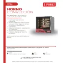 HORNO DE CONVECCION ROTATIVO FCR4 GPANIZ