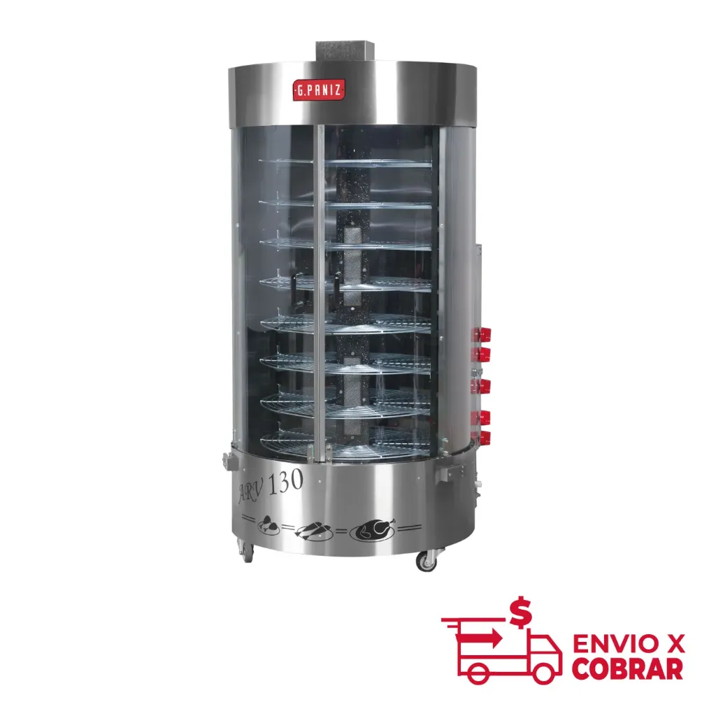 ROSTICERO ASADOR ROTATIVO VERTICAL ARV130CQC G.PANIZ
