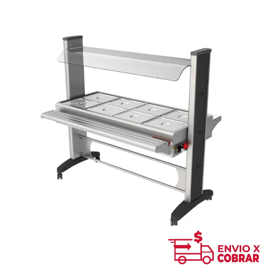 Mesa caliente buffetera BTE08SL GASTROMAQ