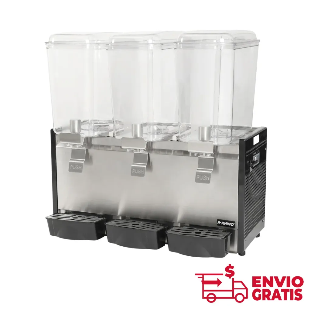 Dispensador de Bebidas Frías 3 Tanques DISBEF-3T