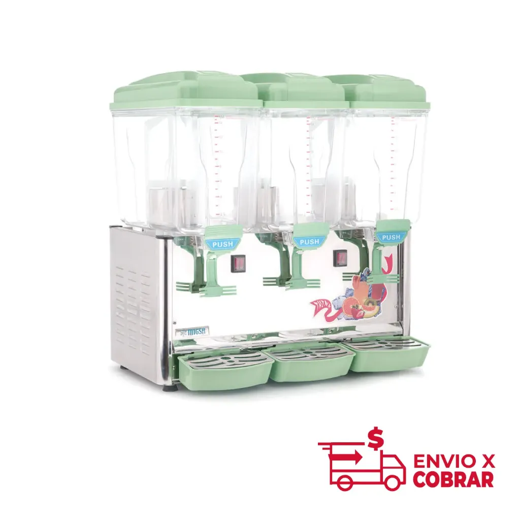 LYJ-345 | ENFRIADOR DE AGUAS DE TRES TANQUES DE 15 L