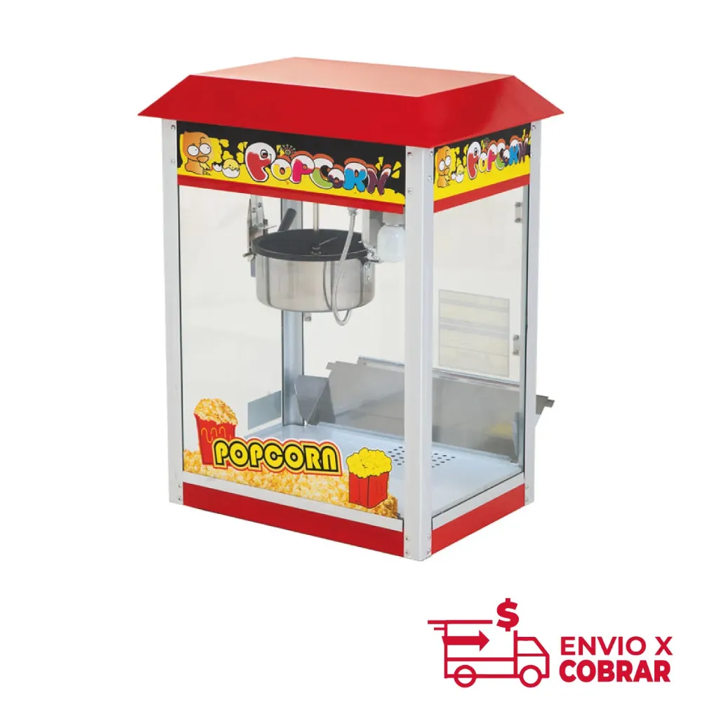 HP-BCA-01 | FABRICADORA DE PALOMITAS ELÉCTRICA DE 8 ONZAS (250 G)