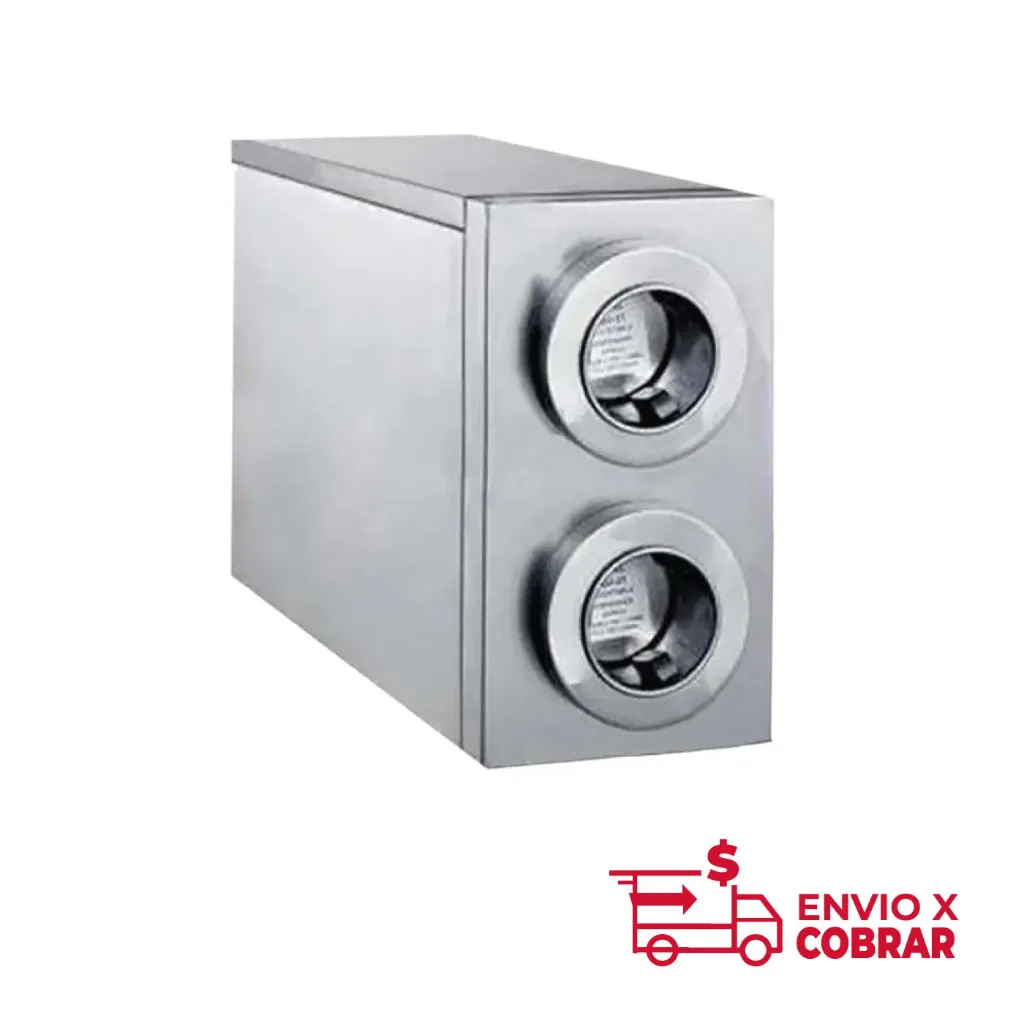HCW-2 | DESPACHADOR DE VASOS DE DOS SECCIONES CON GABINETE