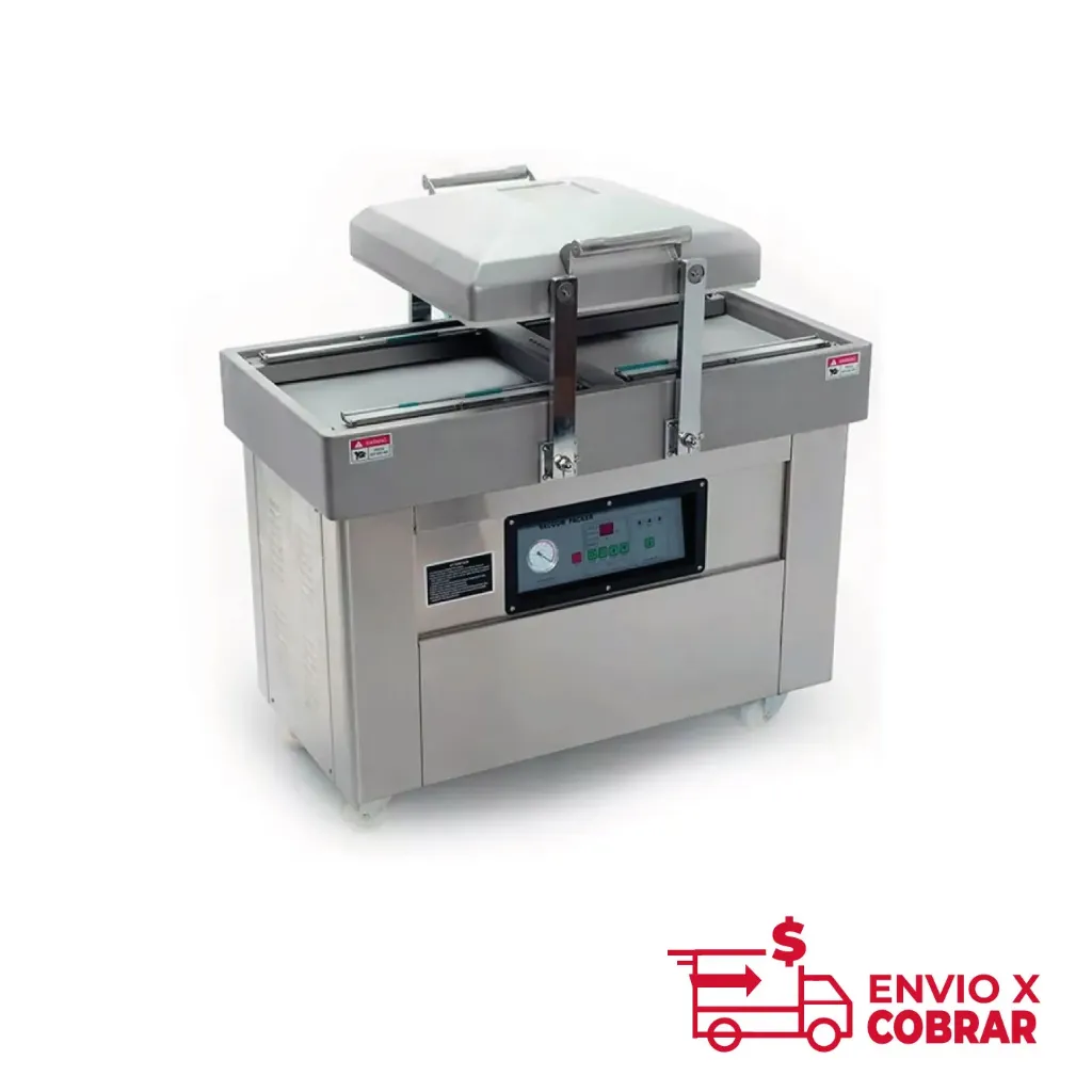 DZQ-4002SA | EMPACADORA AL VACÍO DE DOBLE CAMPANA CON DOBLE BARRA SELLADORA DE 40 CM