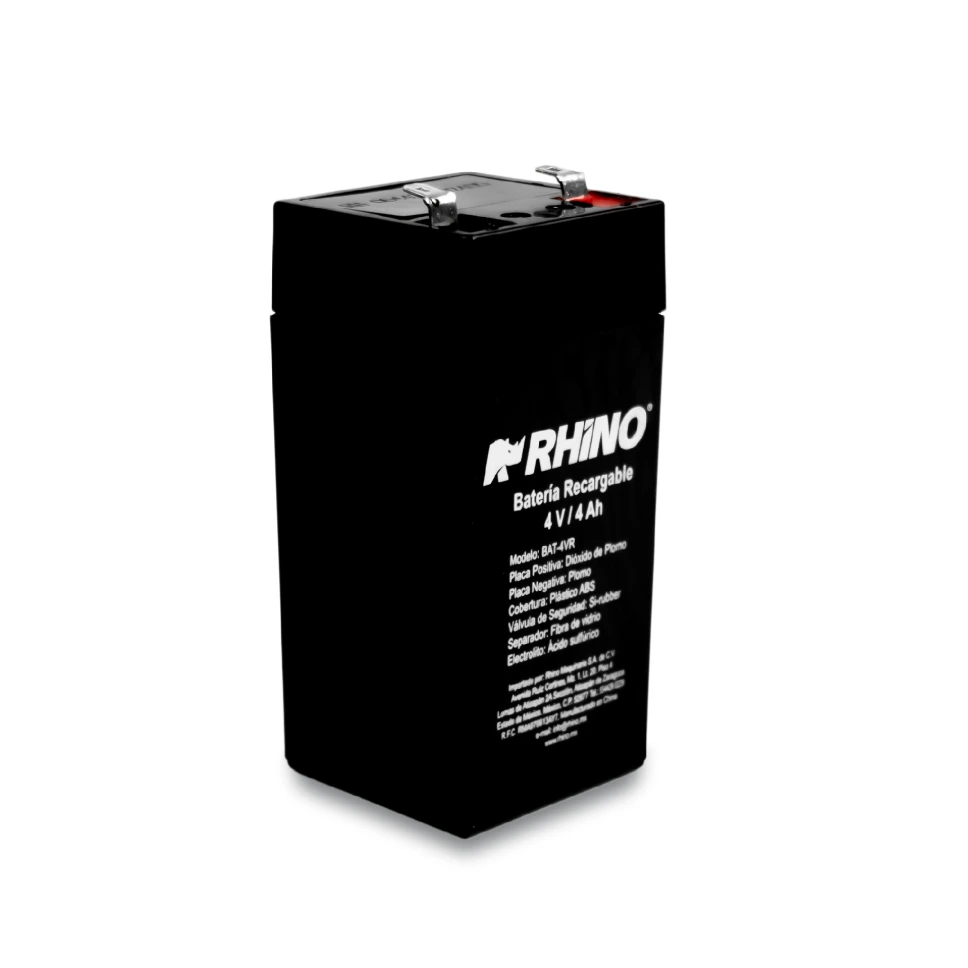 Bateria Recargable 4V / 4Ah Rhino BAT-4VR