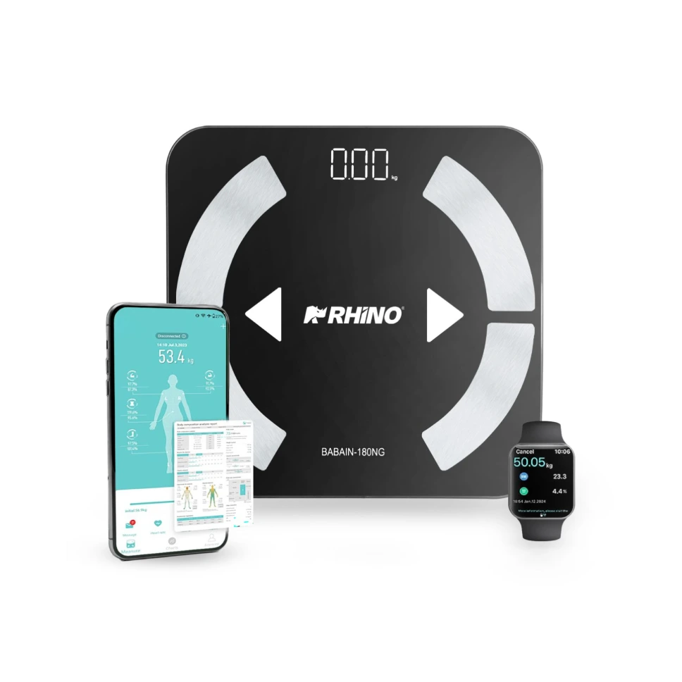 Báscula Inteligente para Peso Corporal Rhino BABAIN-180NG