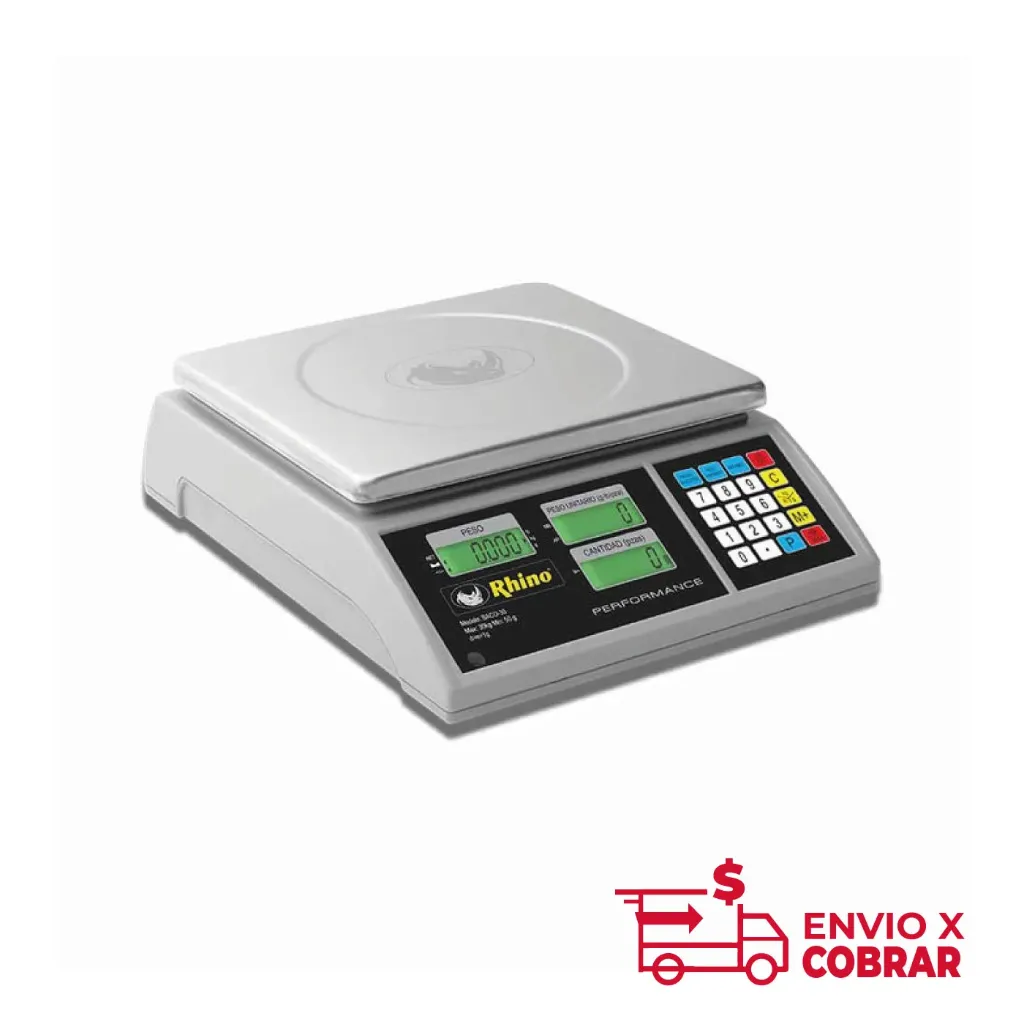 Basculas Contadora 30 Kg Rhino BACO-30