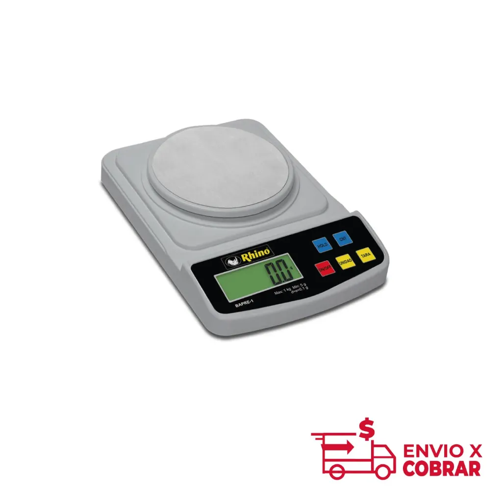 Bascula De Precisión 1 Kg Rhino BAPRE-1