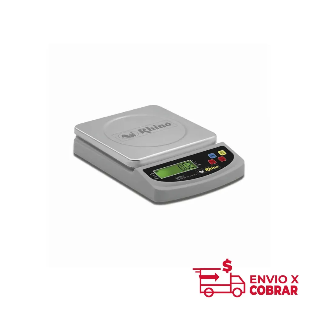 Bascula De Precisión 3 Kg Rhino BAPRE-3