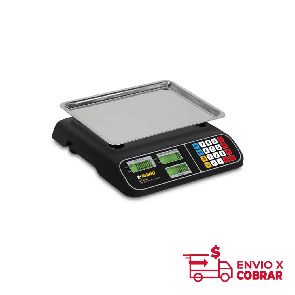 Bascula Comercial 40 Kg Rhino BARCOM-40
