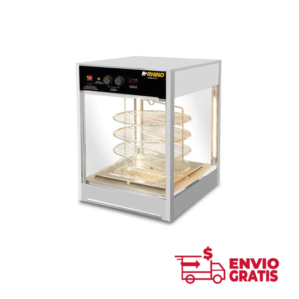 Vitrina Calentadora de Pizza 177L Rhino VICAPI-177L